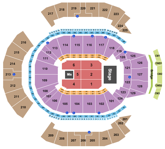 Chase Center Brandi Carlile Seating Chart